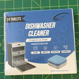 Aj211 Air Jungles Dishwasher Cleaner Tablets Fragrance-free 24 Pack Powerful Cleaning