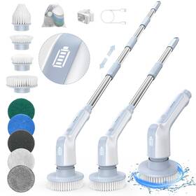 Vs-x6 Airpher Electric Spin Scrubber 2024 Upgraded Ipx8 Cordless Cleaning Brush Wit