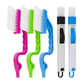 A241 Aivwis Handheld Groove Gap Cleaning Tools Window Track Brush Crevice