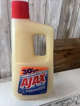 Ajax 035000411693 Vintage Colgate - Palmolive 28 Fl Oz All-purpose Cleaner With Ammonia