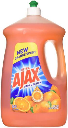 Ajax 953423133281 4953423133281 90 Fl Oz Ultra Triple Action Liquid Dish Soap Orange 2-pack