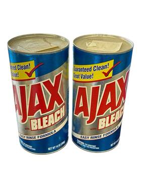 B0151wufr4 Ajax Bleach Cleanser Cans 2 Vintage 14oz Easy Rinse Formula Powder Cleaner