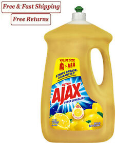Ajax Liquid Dish Soap Lemon Scent 90 Fluid Ounce Free Shipping