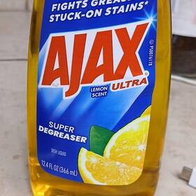 Ps00761718 Ajax Ultra Lemon Scent Degreaser Dish Liquid 12.4 Fl Oz Fights Grease