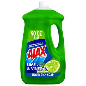 Us04432a Ajax Ultra Liquid Dish Soap Vinegar And Lime Scent Sparkling Clean Dishes 90 Fl Oz