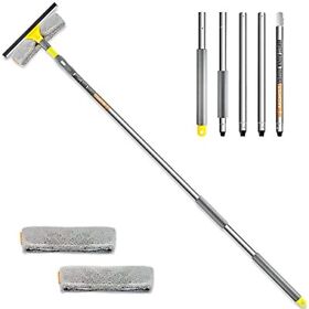 Akcmpet Squeegee For Window Cleaning 2 In 1 And Scrubber Combi 79inch Wi