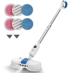 Alfabot 755205103727 Electric Mop Cordless Spin For Floor Cleaning S1 Wit