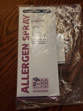 Allergy Asthma Clean By Defender 095225849855 Allergen Spray Refill 2 Pack Over 64oz