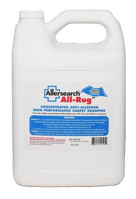 Al2105 Allersearch All-rug Anti-allergen Concentrated Carpet Shampoo 1 Gallon 128 Oz