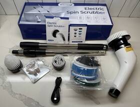 Alpono 980595496115 9 In 1 Electric Spin Scrubber Cordless Power Cleaning Brush Rechargeable Cleaner