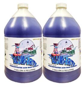 Cq-255 Alumi-brite Aluminum Cleaner And Brightener Concentrated Acid Base 1 Gallon 2 Pack