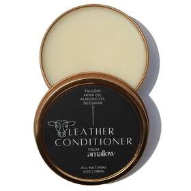 Amallow 791126398927 All Natural Leather Conditioner Balm - Made With Mink Oil Tallow And Beeswax