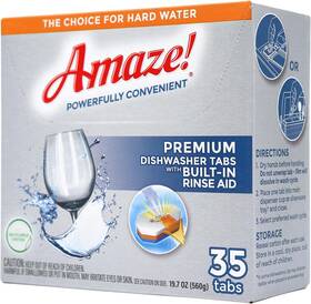 Amaze 313045628666 Premium All-in-one Dishwasher Tablets 35 Tabs - Fresh Scent Powerful