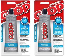 140211 Amazing Goop 756035068880 3.7 Oz. All Purpose Adhesive Clear 2 Pack Oz