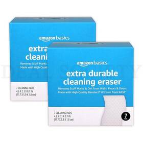 Amazon Basics 842379197130 Extra Durable Cleaning Eraser White 14 Count