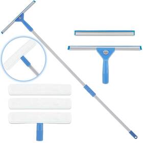 Amerwash Plus 664918877330 Window Squeegee Washing Kit For High Shower Glass Door Mirror Cleani