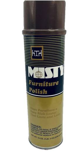 134-20 Amrep Inc Misty Furniture Polish Wax Based Formulation 19 Oz New Old Stock