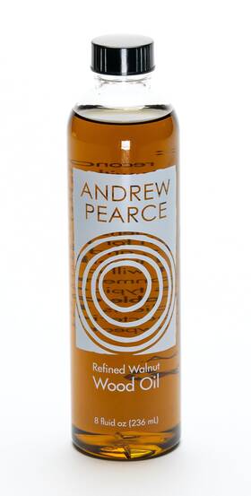 Andrew Pearce 703856853539 Premium Walnut Wood Oil Bowl Conditioner 8oz - Wooden And Cutting Board