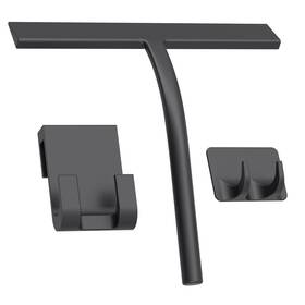 Jx-201 Anlynwooh Squeegee Matte Black 9 Inch Streak Free Cleaning Shower For Glass Doors