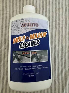 Apulito 750955184521 Home Mold Stain Cleaning Gel Mildew Cleaner For 10 Fl Oz Pack Of 1