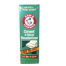 Arm & Hammer 033200113102 Vintage And Herbal Pine Carpet Room Deodorizer Vac U Brite Sealed