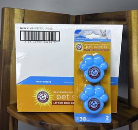 Arm & Hammer 742797004266 And Pets Cat Litter Box Deodorizing Pods 2 Per- Fresh Breeze -8 Packs