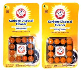 Arm & Hammer 805752356340 24 Ct Garbage Disposal Cleaner With Baking Powder 2packs Of 12 Capsules