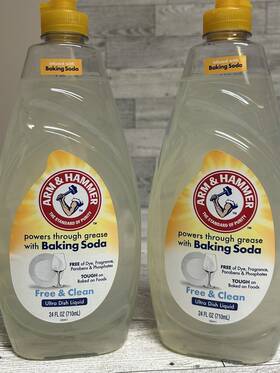 Arm & Hammer 805752356951 2 Pack And Plus Oxi Clean Ocean Fresh Ultra Dish Liquid 19oz. Rare Htf