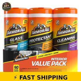 Armor All 070612187826 Car Wipes Multi-pack - 90 Count Total