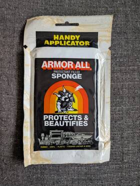 Armor All 070612308009 Vintage 1987 Multi Purpose Cleaner Sponge Movie Prop
