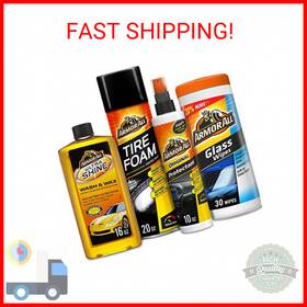 13703c Armor All Car Wash And Cleaner Kit By Includes Glass Wipes W