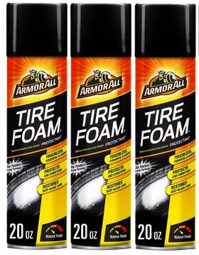8956857 Armor All Tire Foam Automotive Protectant 20 Oz 3 Pack