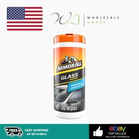 C152891795 Armor All Car Glass Wipes Auto Cleaner For Film And Grime 30 Count
