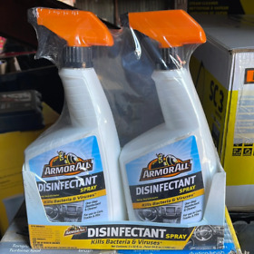 Armor All Disinfectant Spray Kills Bacteria And Viruses For Vehicles 32 Oz 2-pack