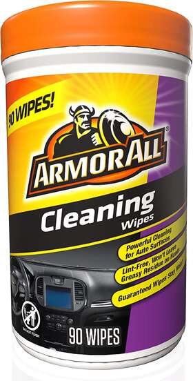 Armored Auto Group Sales Inc 744759540621 Armor All Heavy Duty Cleaning Wipes Disposable Car 75 Count