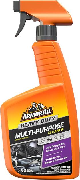 19137 Armored Autogroup Heavy Duty Multi Purpose Car Cleaner 24oz Interior Exterior Plastic Vinyl Metal