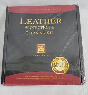 Art Van 851914001092 Leather Protection And Cleaning Kit Liquid Furniture New Factory Sealed
