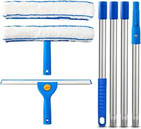 Car-071 Artipoly Squeegee For Window Cleaning 14 Inch Extra-large And Microfiber Scrubber