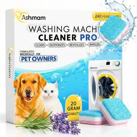Ash123 Ashmam Washing Machine Cleaner Tablets 24 Pack 1 Year Supply Deep Clean Washer Cl