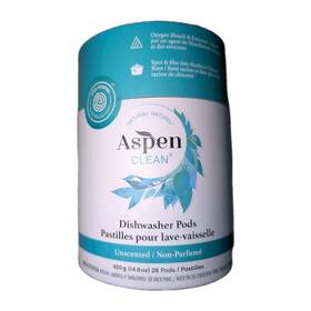 Aspenclean 876805000626 Unscented Dishwasher Pods By Dye-free Zero Plastic Ewg Verified Vegan