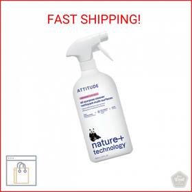 Attitude 626232101904 All Purpose Cleaner Spray Ewg Verified Vegan Made With 94% Plant-bas