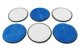 Autofiber 817397026236 U.f.o. Pads - Upholstery/fabric Orbital Microfiber Pack Of 6 Inch