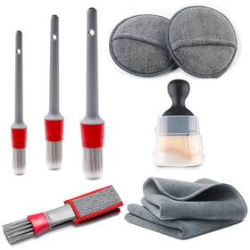 Aw010-01b Awsom Car Interior Detailing Cleaning Brush Kit Scratch Free Vehicle Dusters