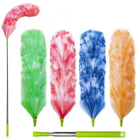 Baidoon 797427213532 4 Pack Washable Electrostatic Duster Extendable Pole 25 Inch To 55 Feather Dus