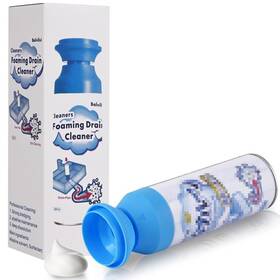 Qjq-1pcs-500ml Balvilvi Powerful Drain Foam Cleaner - Hair Clog Remover Sink Clea