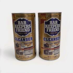 Bar Keepers Friend 071618115141 2 12oz All Purpose Cleaner Stainles Steel Polisher Cleanser