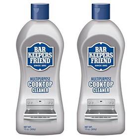 13-ounces Bar Keepers Friend 628204143028 Multipurpose Ceramic And Glass Cooktop Cleaner 2-pack