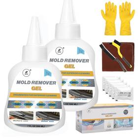 Barinox-mold-025 Barinox Mold Stain Remover Gel Kit - 10 In 1 Powerful Cleaner For Grout Washing Machi