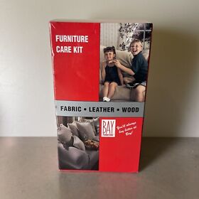 Bay Furniture Care Kit Fabric Leather Wood New Sealed Box