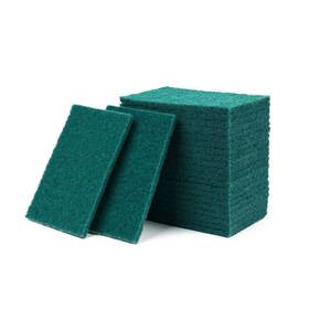 Bay State Importers 732131379310 50 Pack Heavy Duty Scour Pads Reusable Nonscratch 4 X 6 Inch Scouring For H